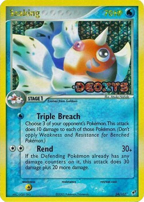 Seaking (24/107) (Stamped) [EX: Deoxys] | Pegasus Games WI
