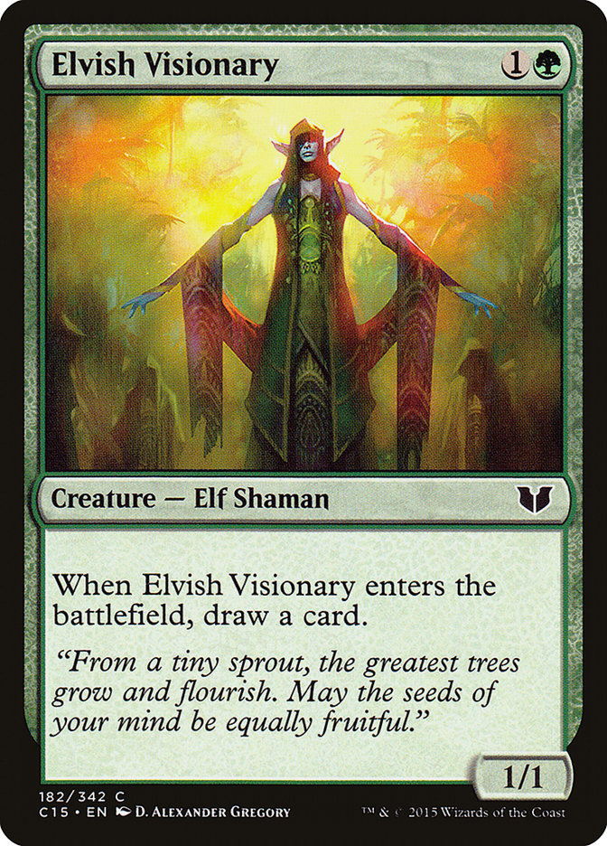 Elvish Visionary [Commander 2015] | Pegasus Games WI