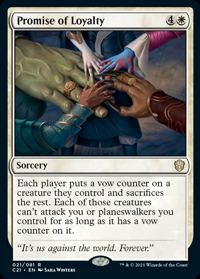 Promise of Loyalty [Commander 2021] | Pegasus Games WI