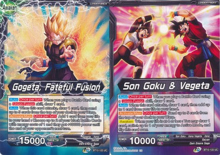 Son Goku & Vegeta // Gogeta, Fateful Fusion [BT12-122] | Pegasus Games WI