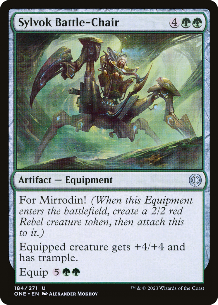 Sylvok Battle-Chair [Phyrexia: All Will Be One] | Pegasus Games WI