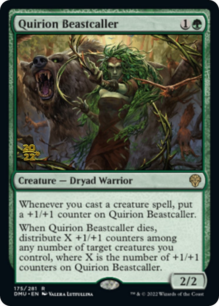 Quirion Beastcaller [Dominaria United Prerelease Promos] | Pegasus Games WI