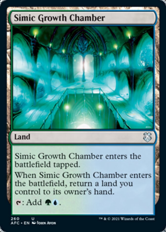 Simic Growth Chamber [Dungeons & Dragons: Adventures in the Forgotten Realms Commander] | Pegasus Games WI