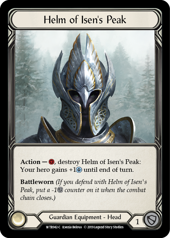 Helm of Isen's Peak [WTR042-C] Alpha Print Cold Foil | Pegasus Games WI