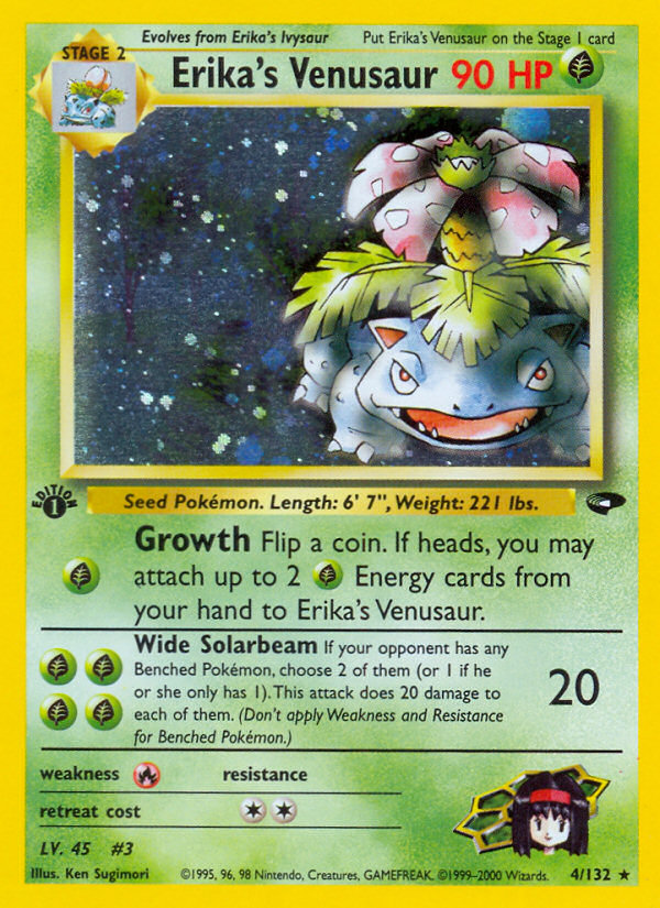 Erika's Venusaur (4/132) [Gym Challenge 1st Edition] | Pegasus Games WI