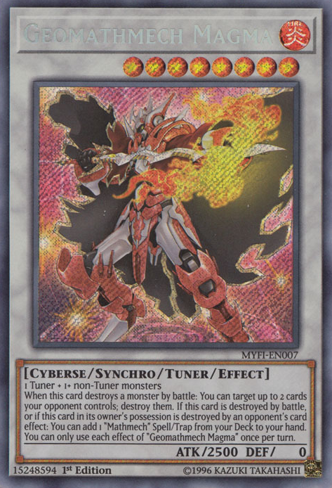 Geomathmech Magma [MYFI-EN007] Secret Rare | Pegasus Games WI