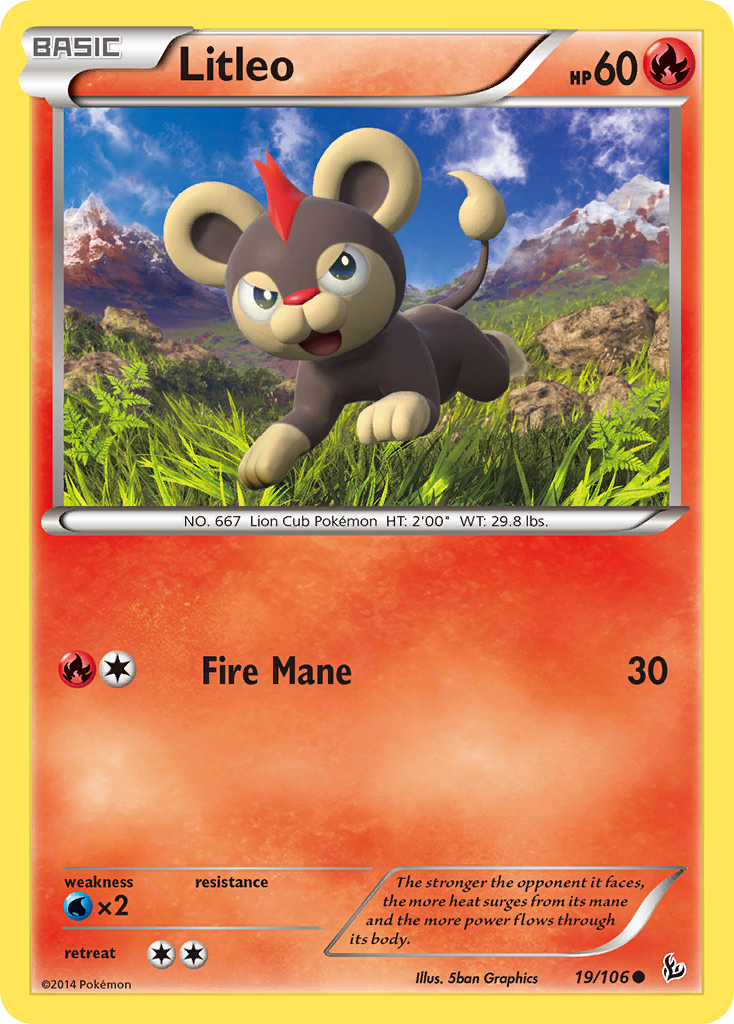 Litleo (19/106) [XY: Flashfire] | Pegasus Games WI