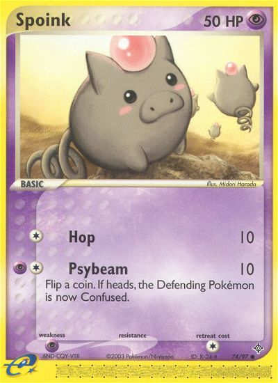 Spoink (74/97) [EX: Dragon] | Pegasus Games WI