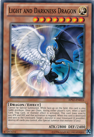 Light and Darkness Dragon [AP02-EN016] Common | Pegasus Games WI