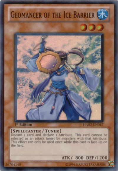 Geomancer of the Ice Barrier [HA02-EN047] Super Rare | Pegasus Games WI