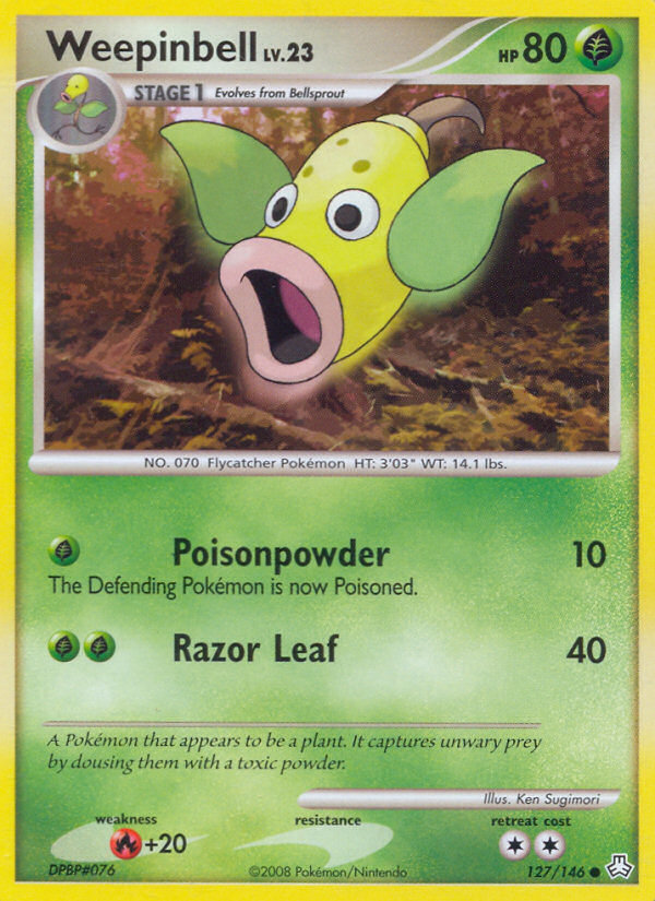 Weepinbell (127/146) [Diamond & Pearl: Legends Awakened] | Pegasus Games WI