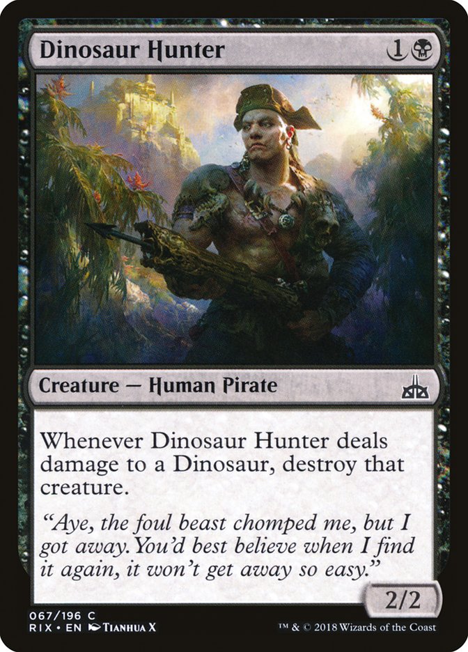 Dinosaur Hunter [Rivals of Ixalan] | Pegasus Games WI
