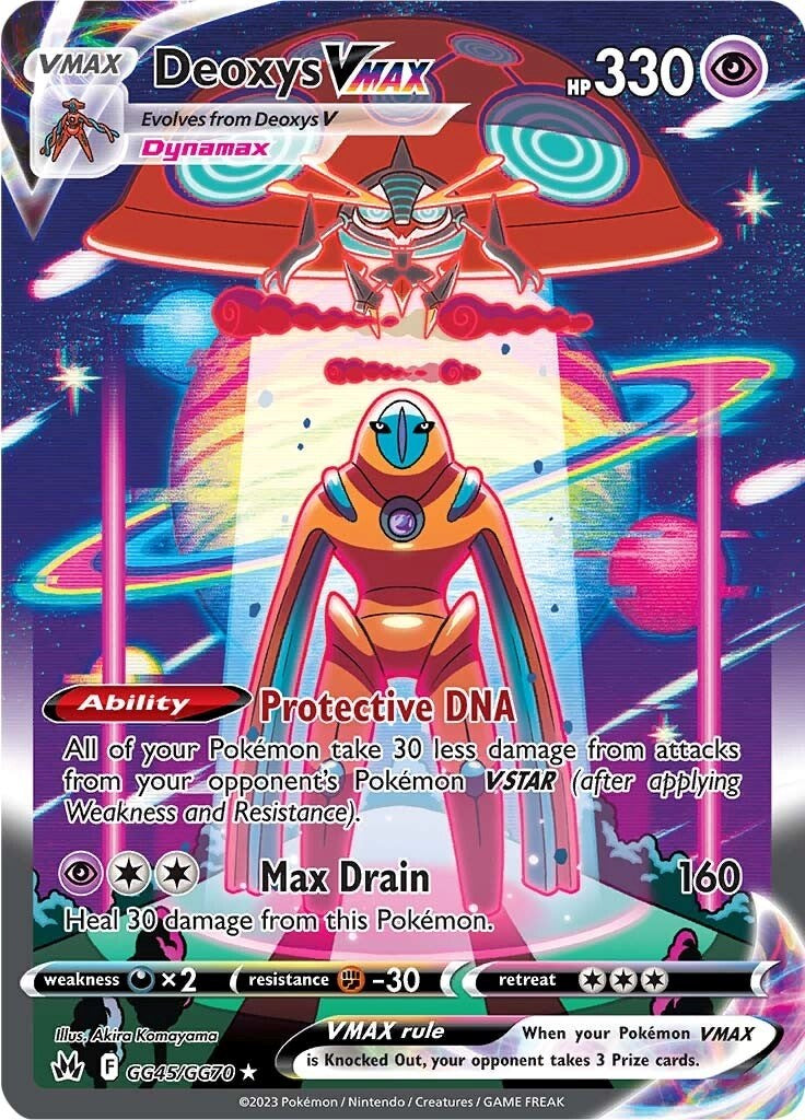 Deoxys VMAX (GG45/GG70) [Sword & Shield: Crown Zenith] | Pegasus Games WI