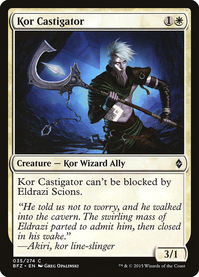 Kor Castigator [Battle for Zendikar] | Pegasus Games WI