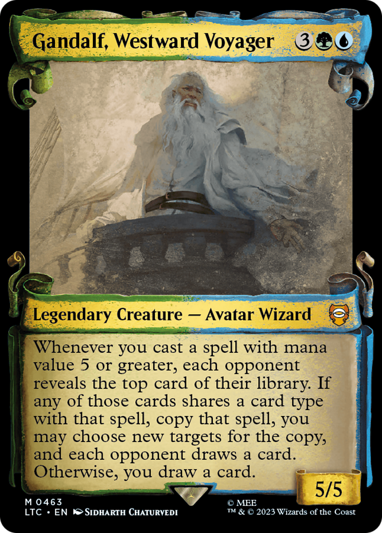 Gandalf, Westward Voyager [The Lord of the Rings: Tales of Middle-Earth Commander Showcase Scrolls] | Pegasus Games WI