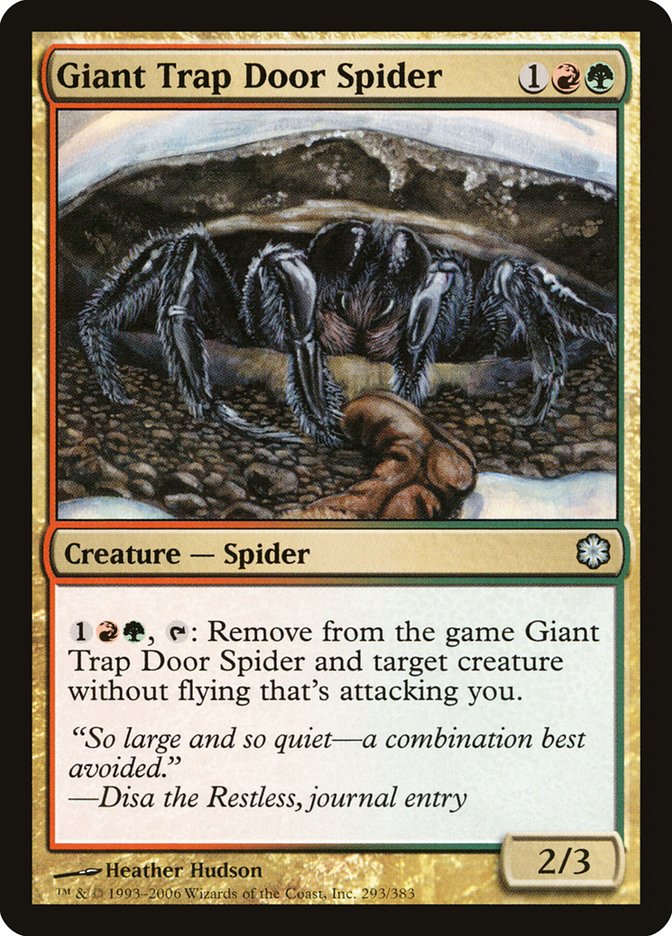Giant Trap Door Spider [Coldsnap Theme Decks] | Pegasus Games WI