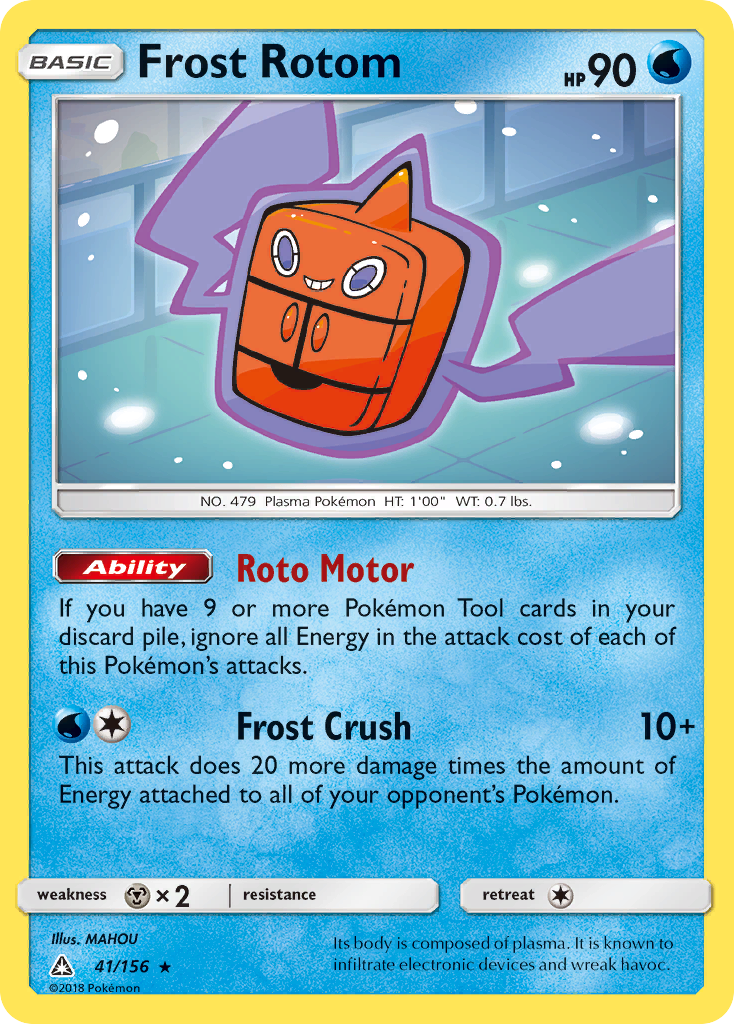 Frost Rotom (41/156) [Sun & Moon: Ultra Prism] | Pegasus Games WI