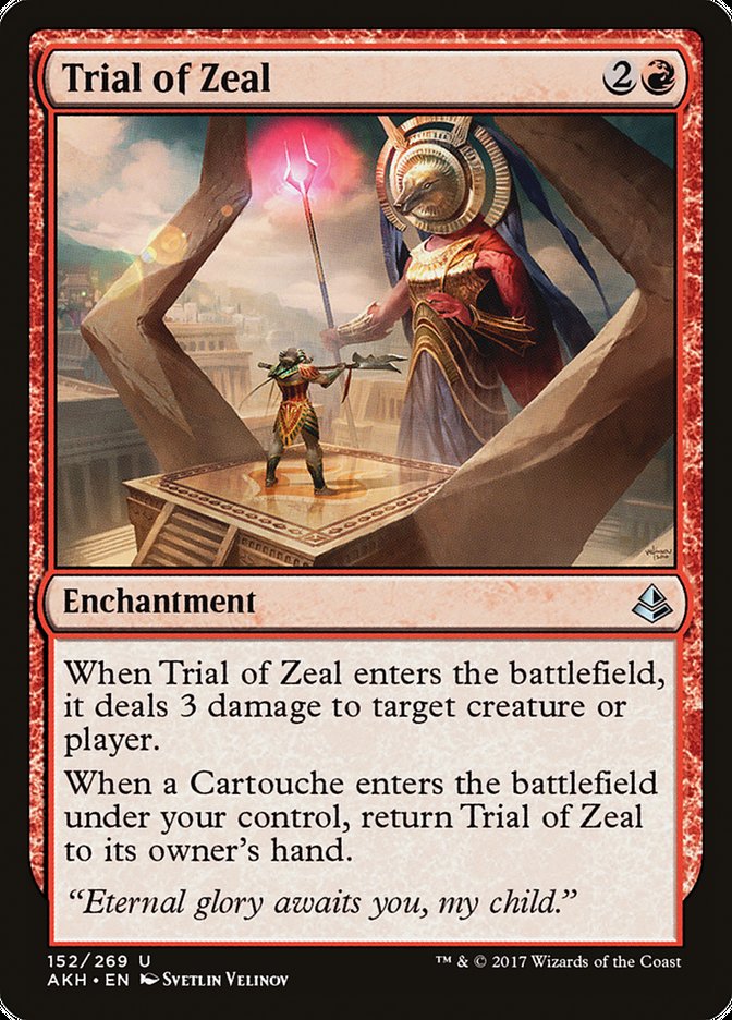 Trial of Zeal [Amonkhet] | Pegasus Games WI