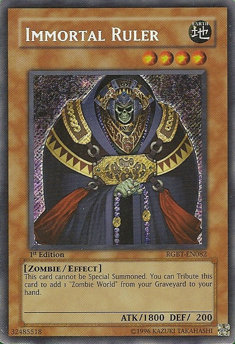 Immortal Ruler [RGBT-EN082] Secret Rare | Pegasus Games WI