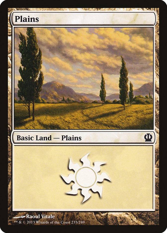 Plains (233) [Theros] | Pegasus Games WI