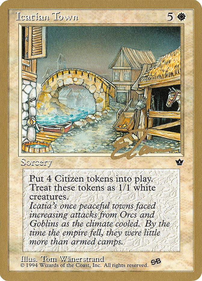 Icatian Town (Eric Tam) (SB) [Pro Tour Collector Set] | Pegasus Games WI