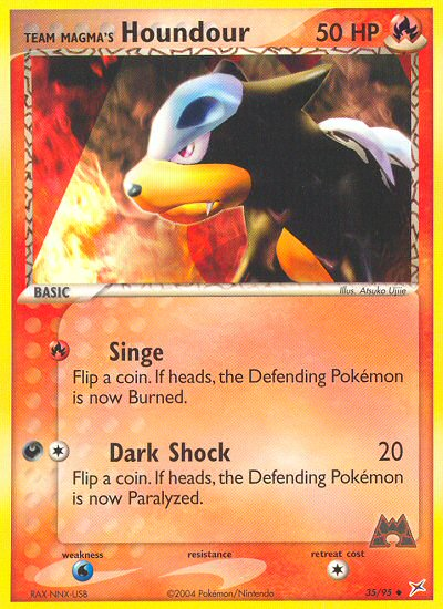 Team Magma's Houndour (35/95) [EX: Team Magma vs Team Aqua] | Pegasus Games WI
