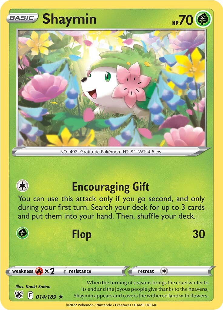 Shaymin (014/189) [Sword & Shield: Astral Radiance] | Pegasus Games WI