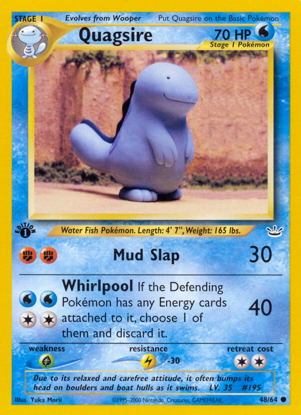 Quagsire (48/64) [Neo Revelation 1st Edition] | Pegasus Games WI