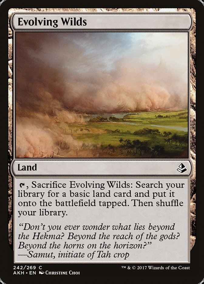 Evolving Wilds [Amonkhet] | Pegasus Games WI