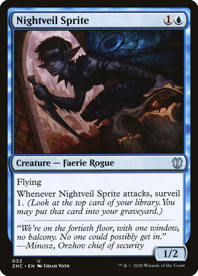 Nightveil Sprite [Zendikar Rising Commander] | Pegasus Games WI