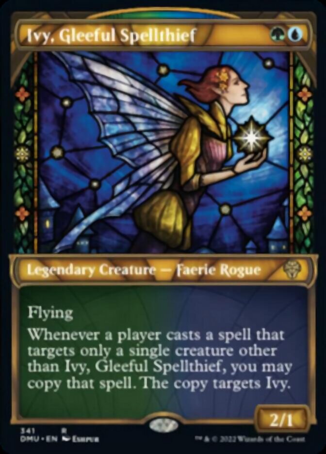 Ivy, Gleeful Spellthief (Showcase Textured) [Dominaria United] | Pegasus Games WI