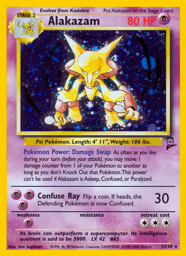 Alakazam (1/130) [Base Set 2] | Pegasus Games WI