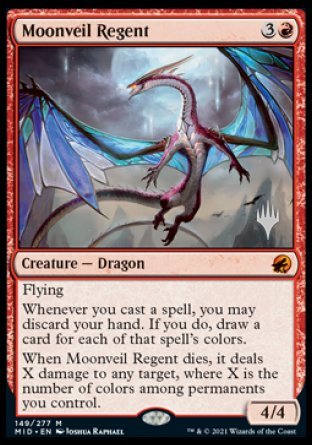 Moonveil Regent (Promo Pack) [Innistrad: Midnight Hunt Promos] | Pegasus Games WI