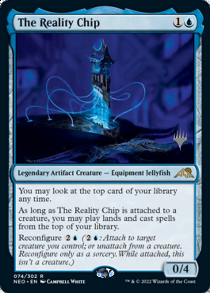 The Reality Chip (Promo Pack) [Kamigawa: Neon Dynasty Promos] | Pegasus Games WI