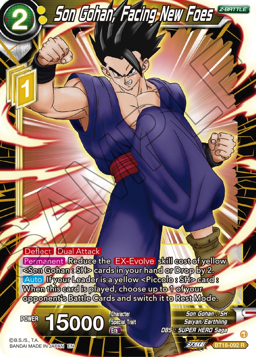 Son Gohan, Facing New Foes (BT18-092) [Dawn of the Z-Legends] | Pegasus Games WI