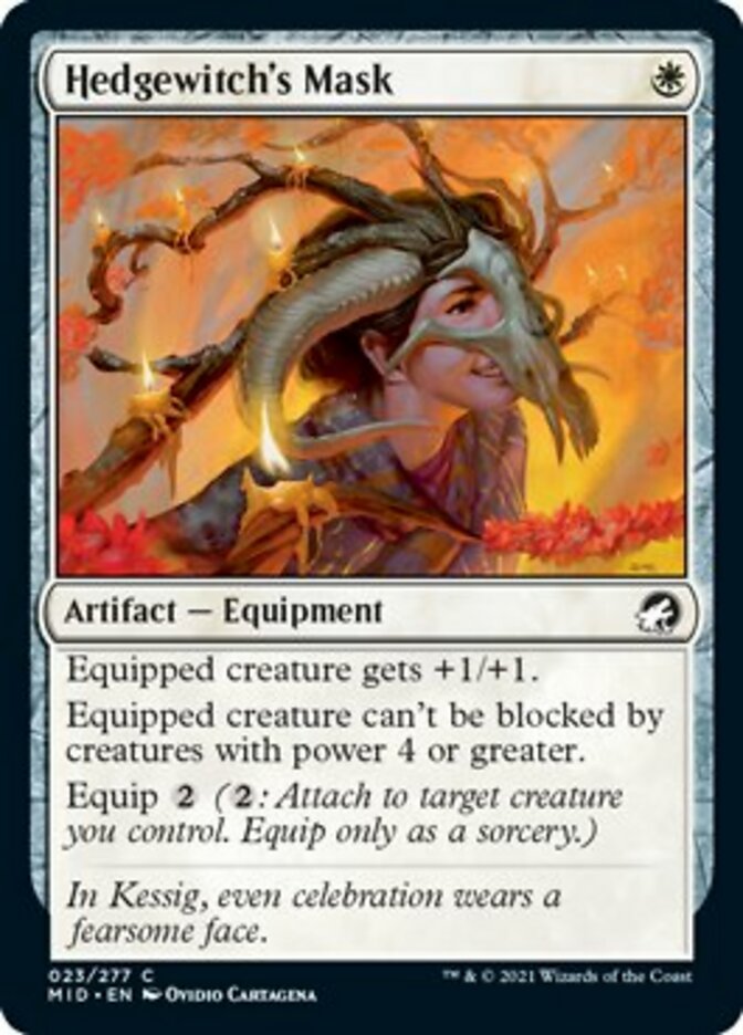 Hedgewitch's Mask [Innistrad: Midnight Hunt] | Pegasus Games WI