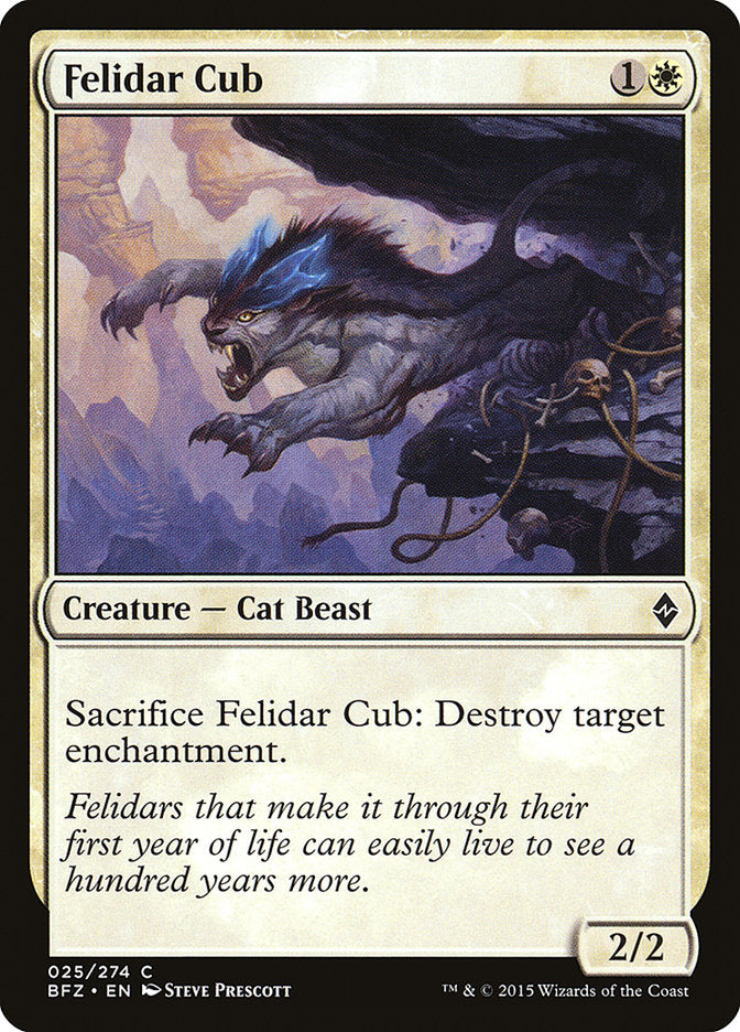 Felidar Cub [Battle for Zendikar] | Pegasus Games WI