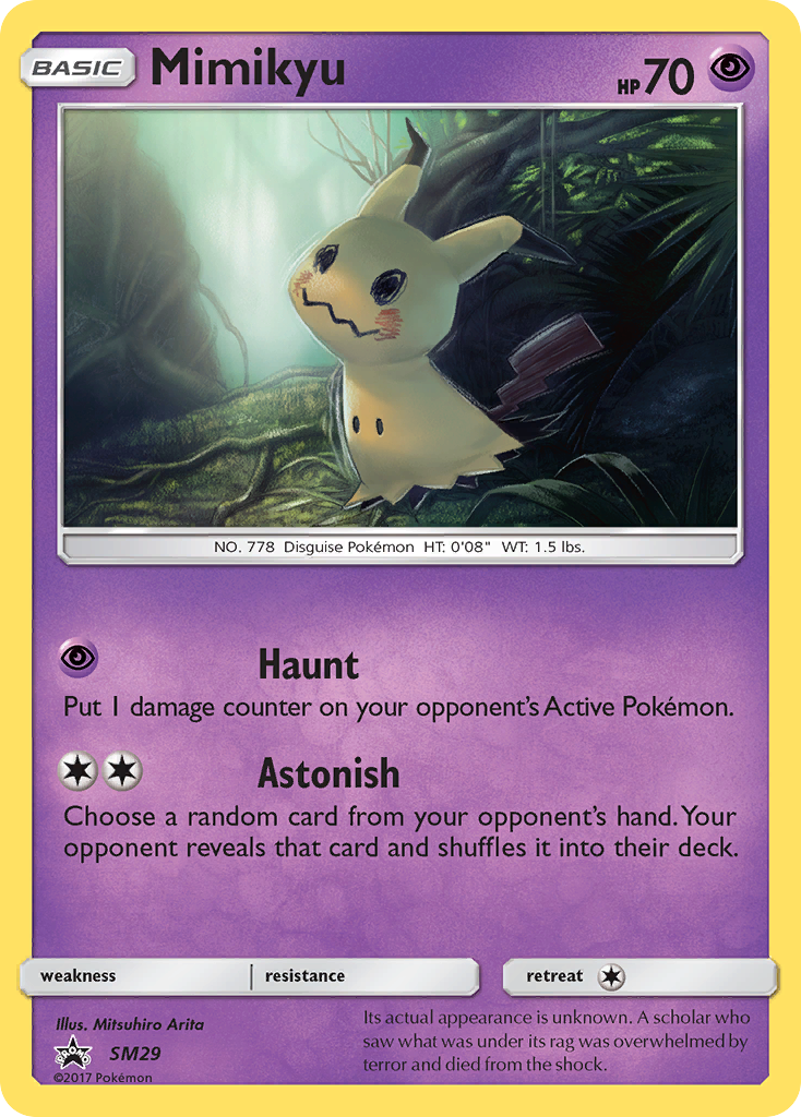 Mimikyu (SM29) [Sun & Moon: Black Star Promos] | Pegasus Games WI