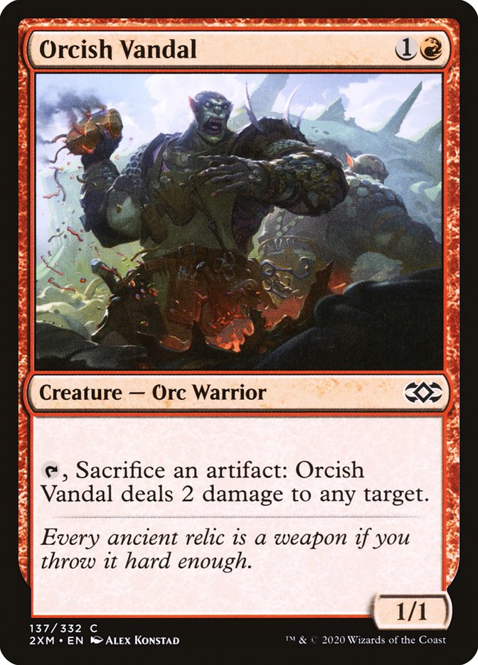 Orcish Vandal [Double Masters] | Pegasus Games WI