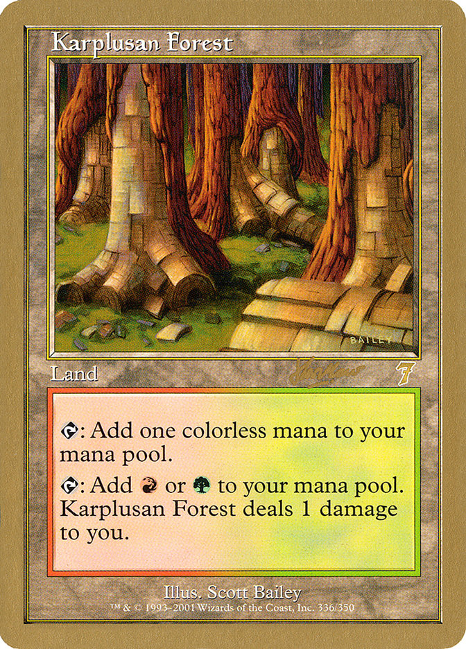 Karplusan Forest (Sim Han How) [World Championship Decks 2002] | Pegasus Games WI