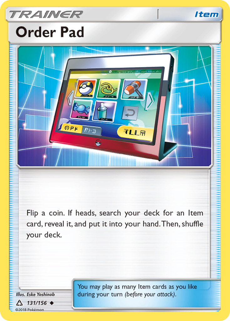 Order Pad (131/156) [Sun & Moon: Ultra Prism] | Pegasus Games WI