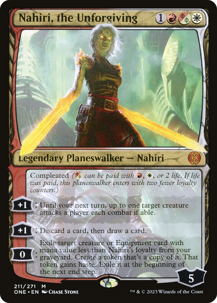 Nahiri, the Unforgiving [Phyrexia: All Will Be One] | Pegasus Games WI