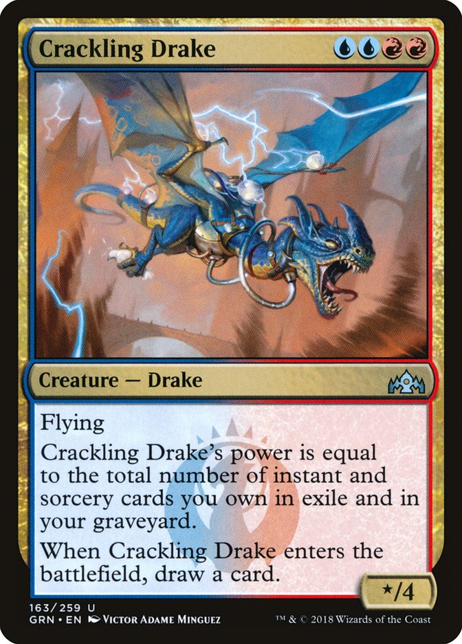 Crackling Drake [Guilds of Ravnica] | Pegasus Games WI