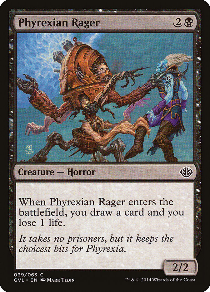 Phyrexian Rager (Garruk vs. Liliana) [Duel Decks Anthology] | Pegasus Games WI