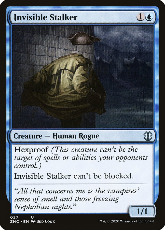 Invisible Stalker [Zendikar Rising Commander] | Pegasus Games WI