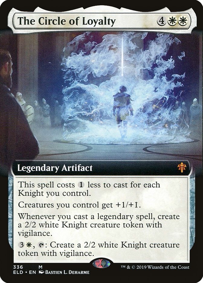 The Circle of Loyalty (Extended Art) [Throne of Eldraine] | Pegasus Games WI