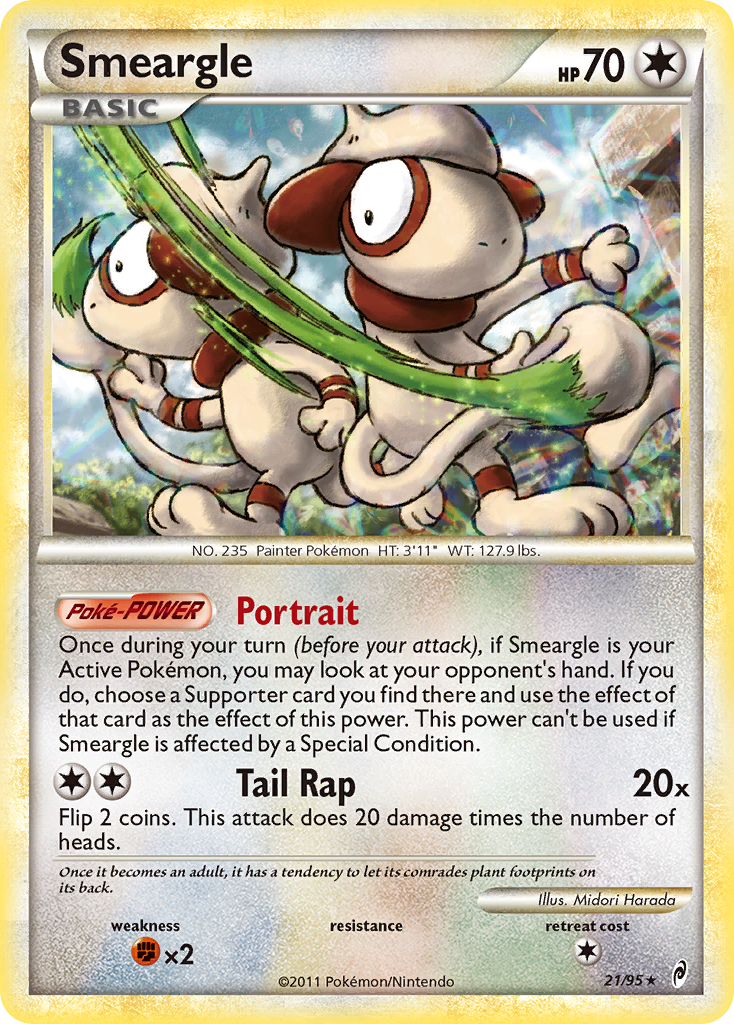 Smeargle (21/95) [HeartGold & SoulSilver: Call of Legends] | Pegasus Games WI