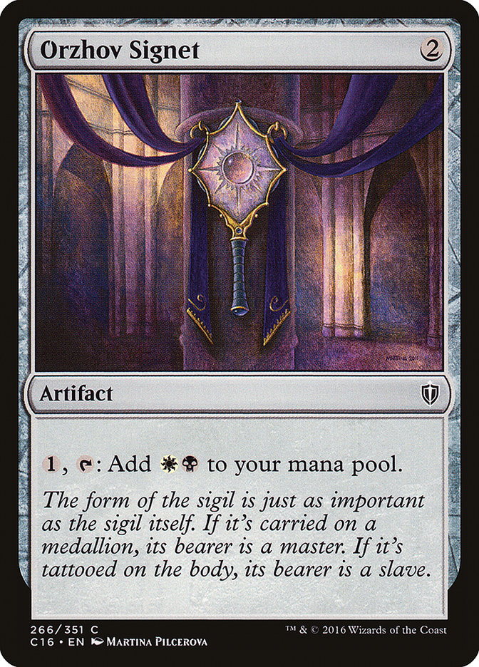 Orzhov Signet [Commander 2016] | Pegasus Games WI
