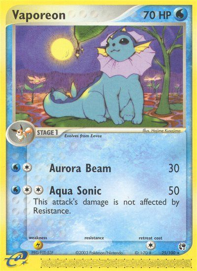 Vaporeon (25/100) [EX: Sandstorm] | Pegasus Games WI
