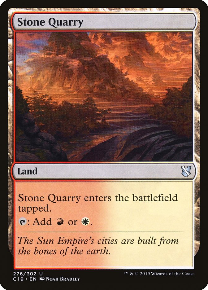 Stone Quarry [Commander 2019] | Pegasus Games WI